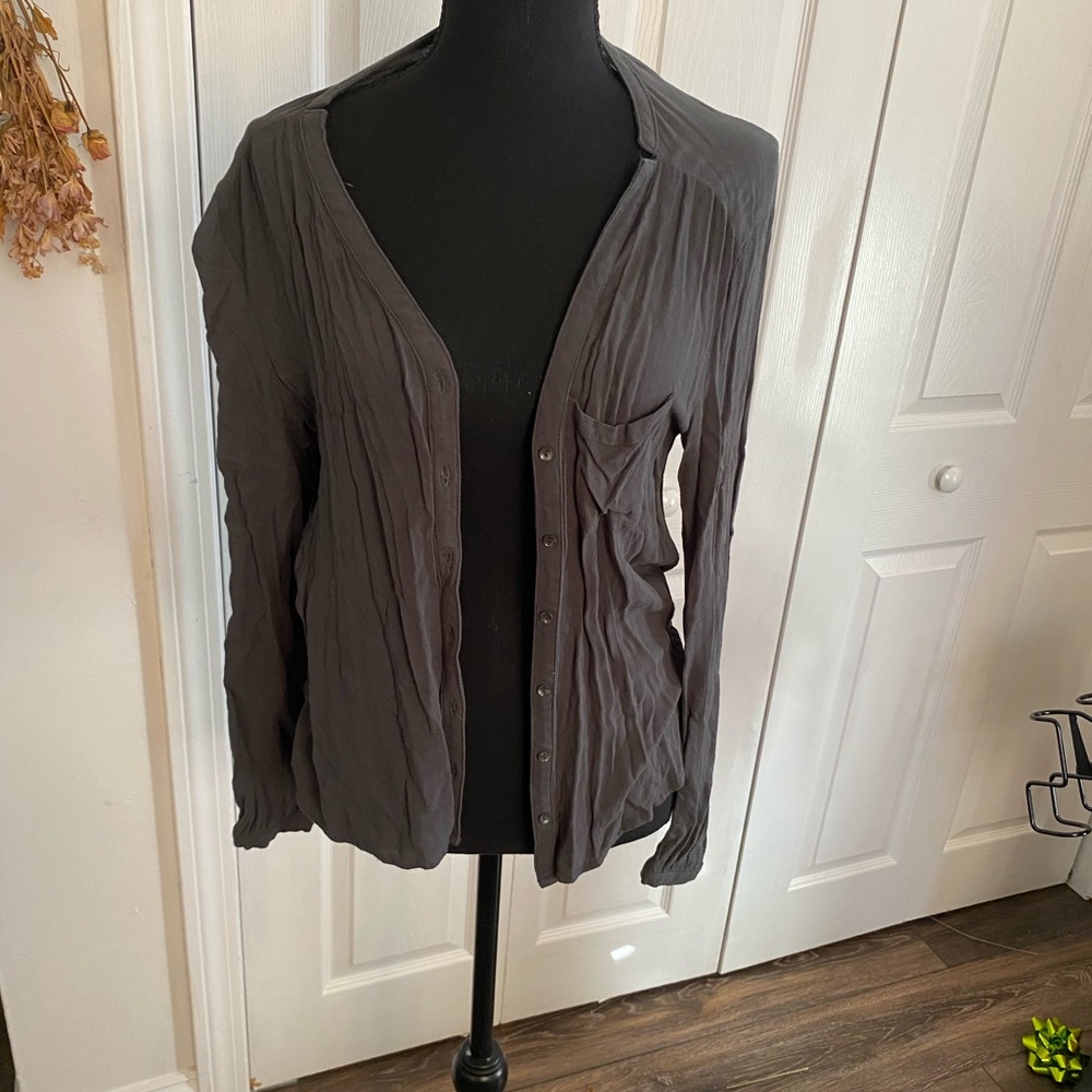 Green blouse